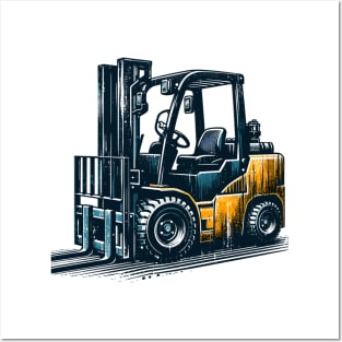 Forklift Posters and Art